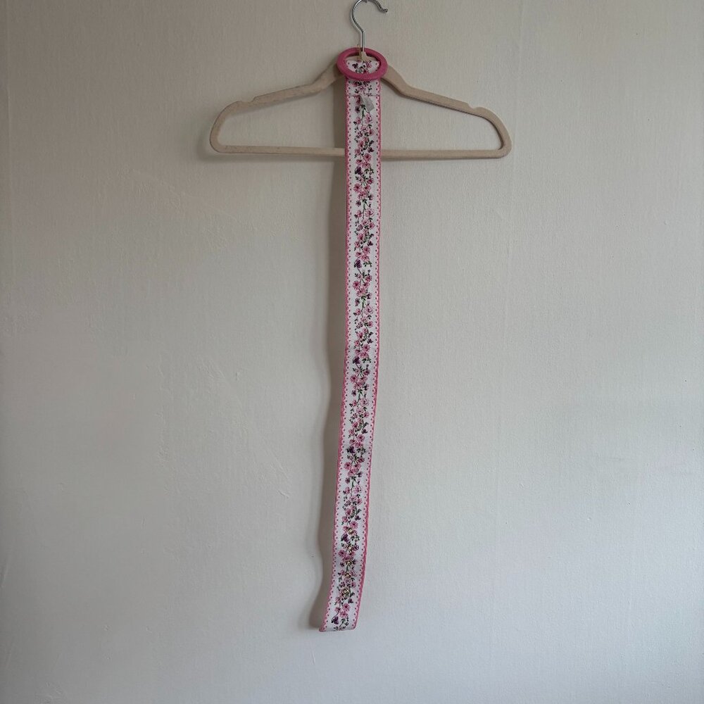 Pink and white Zimmermann Jude Floral Belt